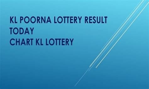 kl.poorna|New *KL Poorna* Lottery Result Chart .